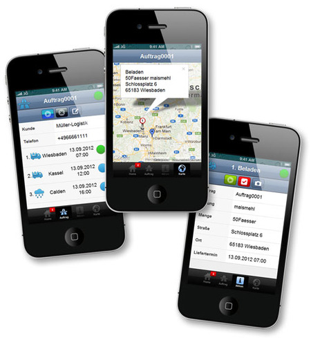 Manage orders easily by smart phone